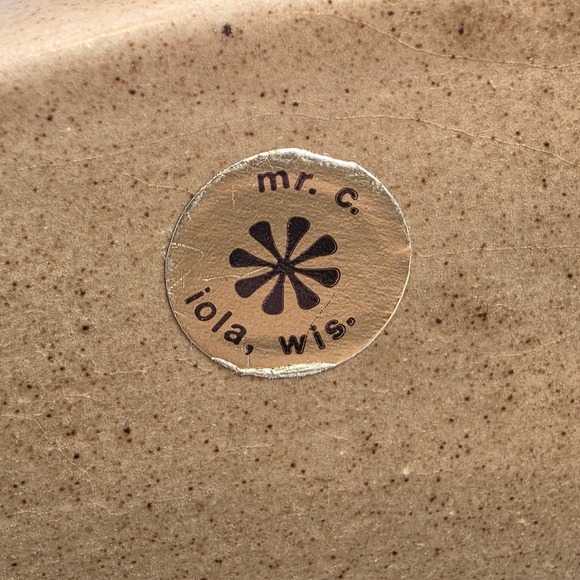 Vintage Ceramic Duck Planter Brown Black Speckled Glaze Rustic Cabin Decor - Picture 13 of 13